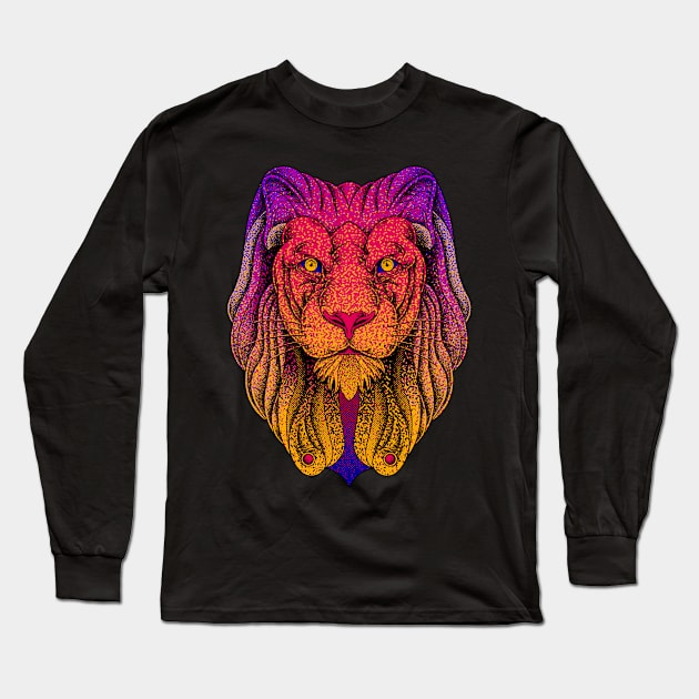 King of Wild Long Sleeve T-Shirt by quilimo